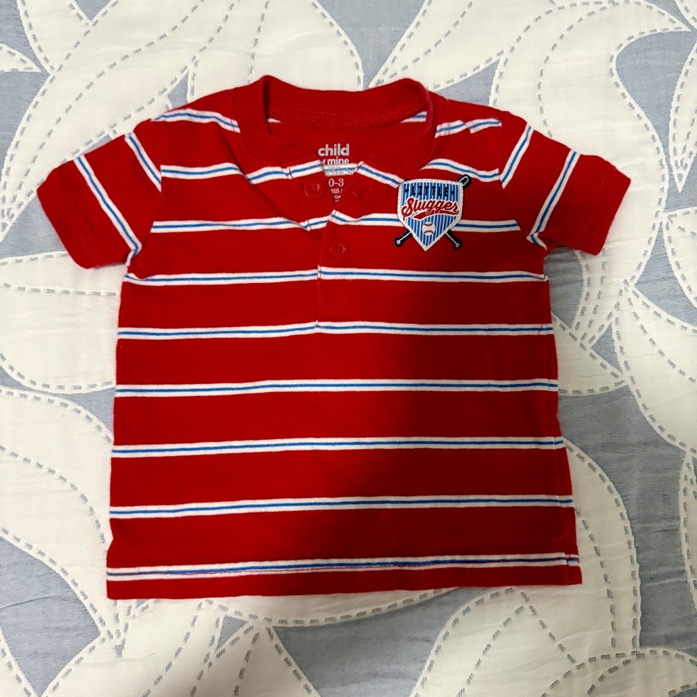 Bundle of 9 Baby T-Shirts and Footie Pajamas